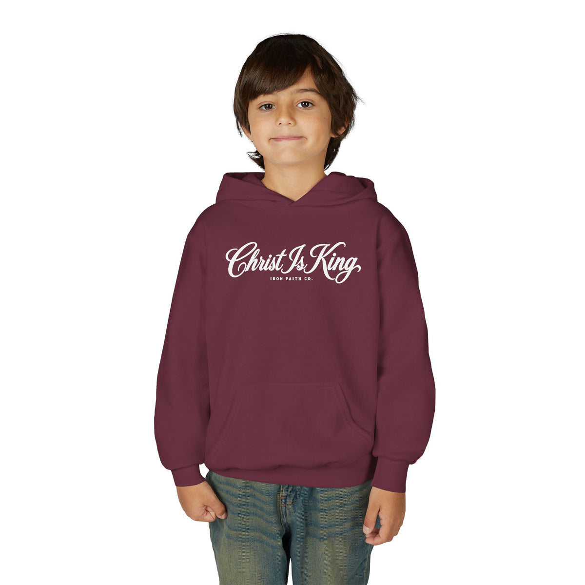 Christ Is King Youth Hoodie
