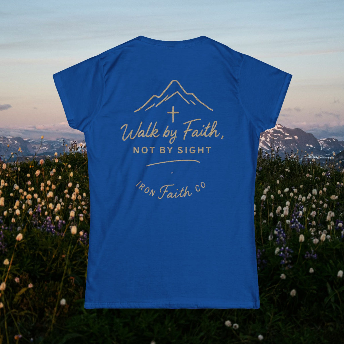 Iron Faith Co. - Walk by Faith - Women's Softstyle Tee - photo 1 of 30