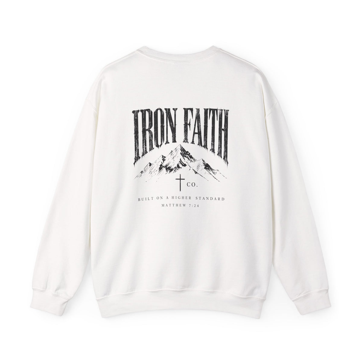Built on a Higher Standard Crewneck – Back Print