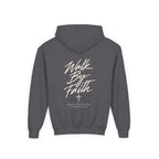 Walk By Faith Youth Hoodie – Back Print