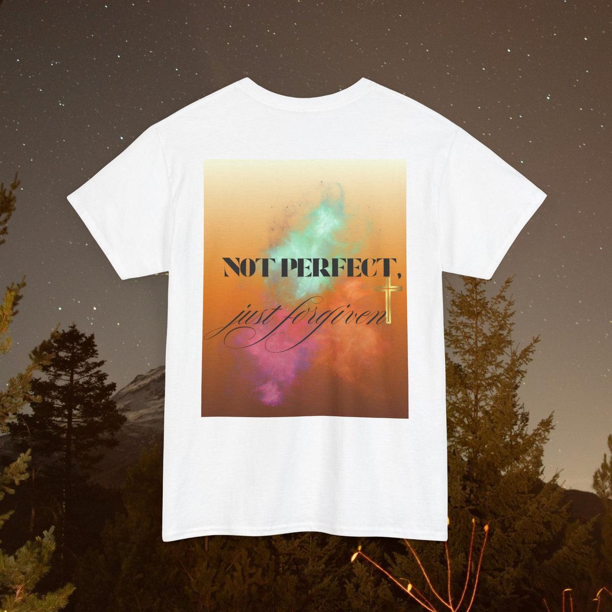 Iron Faith Co - Not Perfect, Just Forgiven - Unisex Heavy Cotton T-Shirt - photo 24 of 30