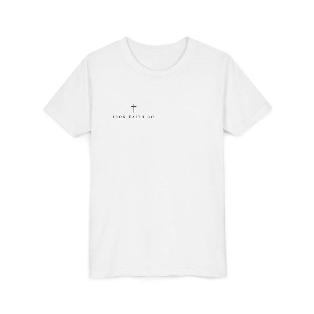 Iron Faith Co. Wordmark Youth Tee – Back Print