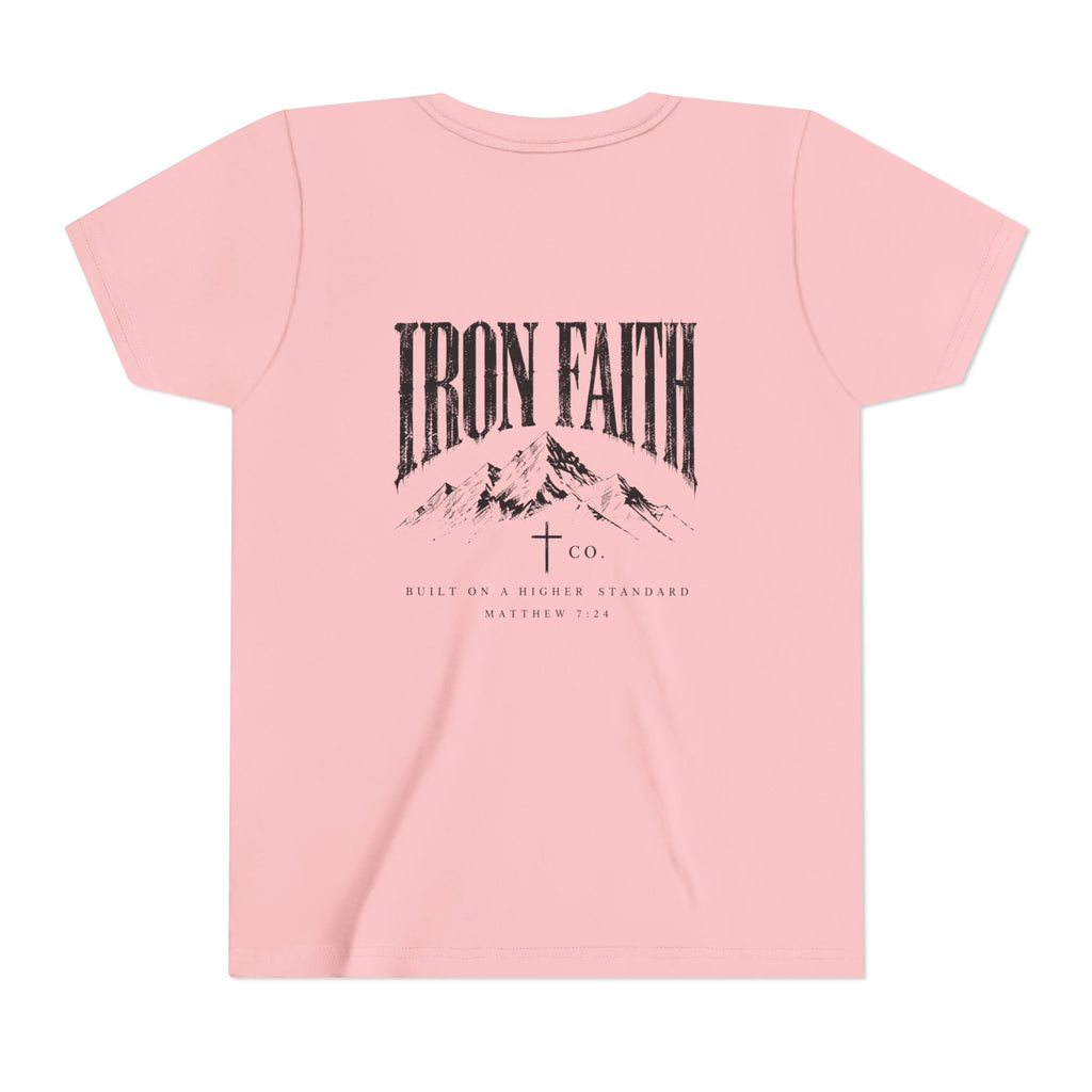 Built on a Higher Standard Youth Tee – Back Print