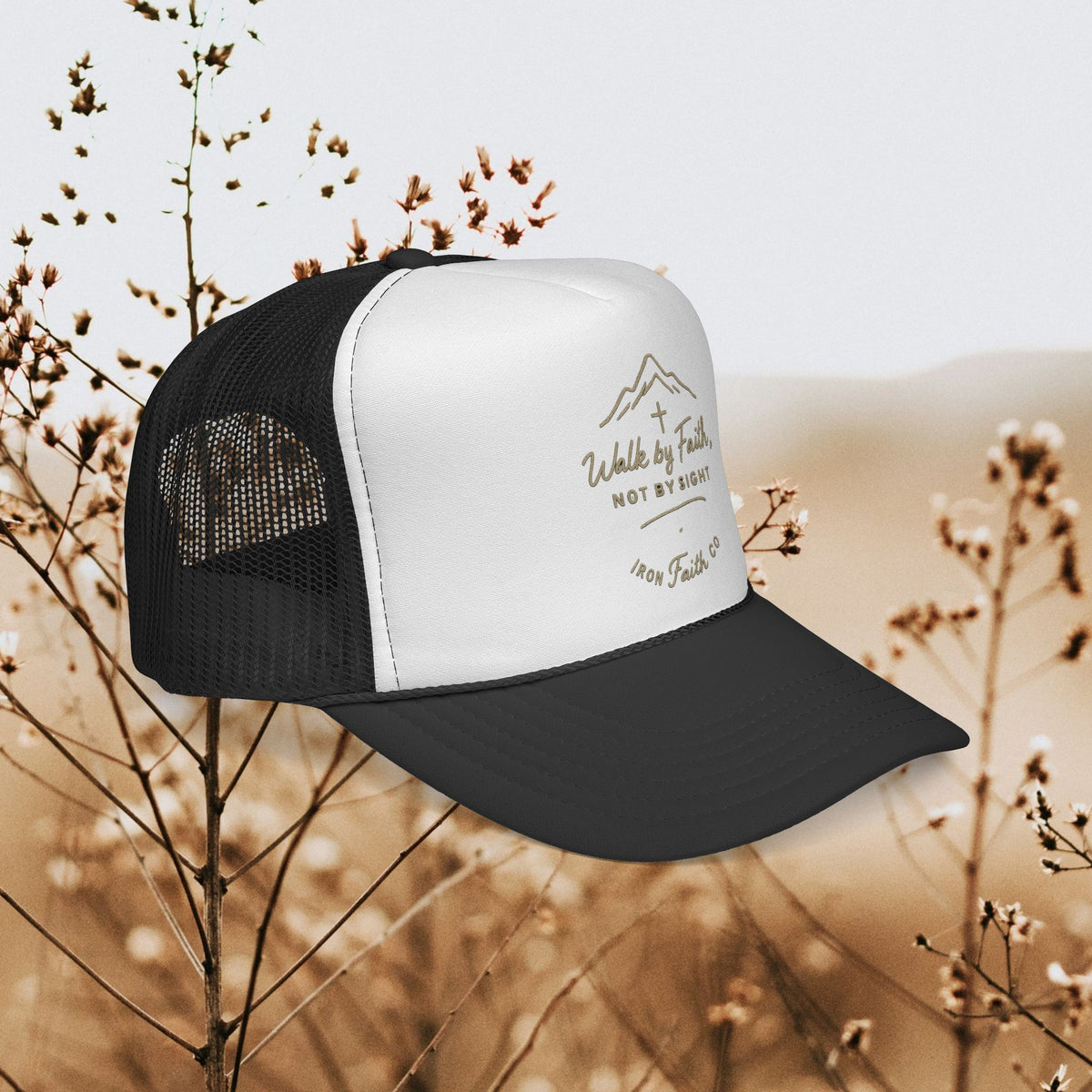 Walk by faith not by sight - Iron Faith Co. Trucker Cap - photo 8 of 12