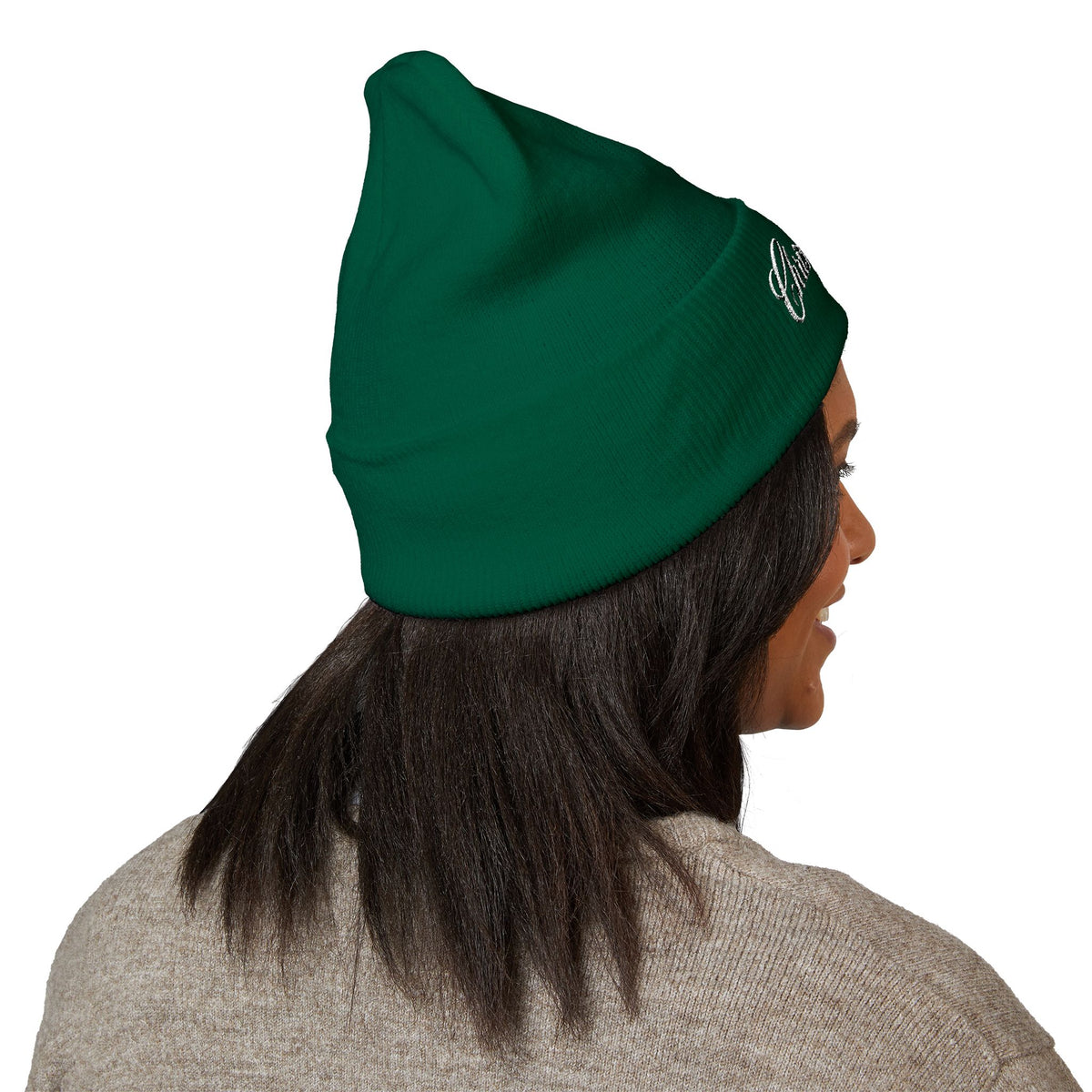 Christ Is King Embroidered Cuffed Beanie