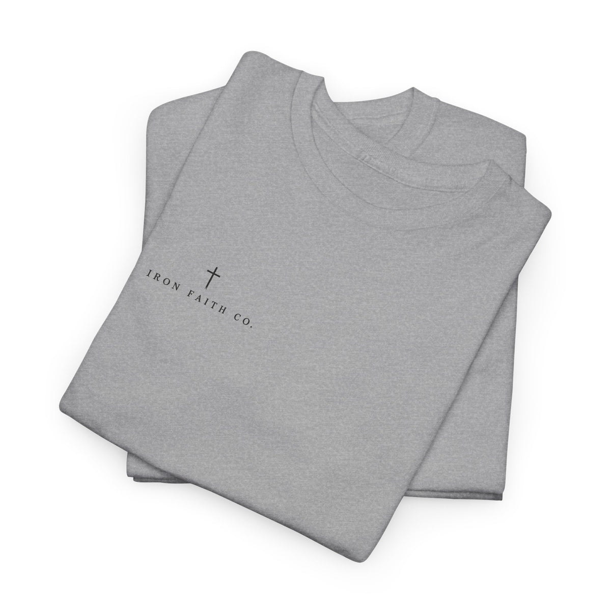 Iron Faith Co. Wordmark Tee – Back Print