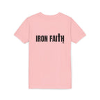Iron Faith Co. Wordmark Youth Tee – Back Print