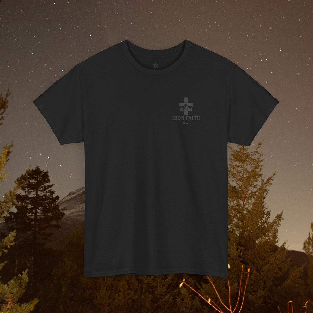 Iron Faith Co - Not Perfect, Just Forgiven - Unisex Heavy Cotton T-Shirt - photo 4 of 30