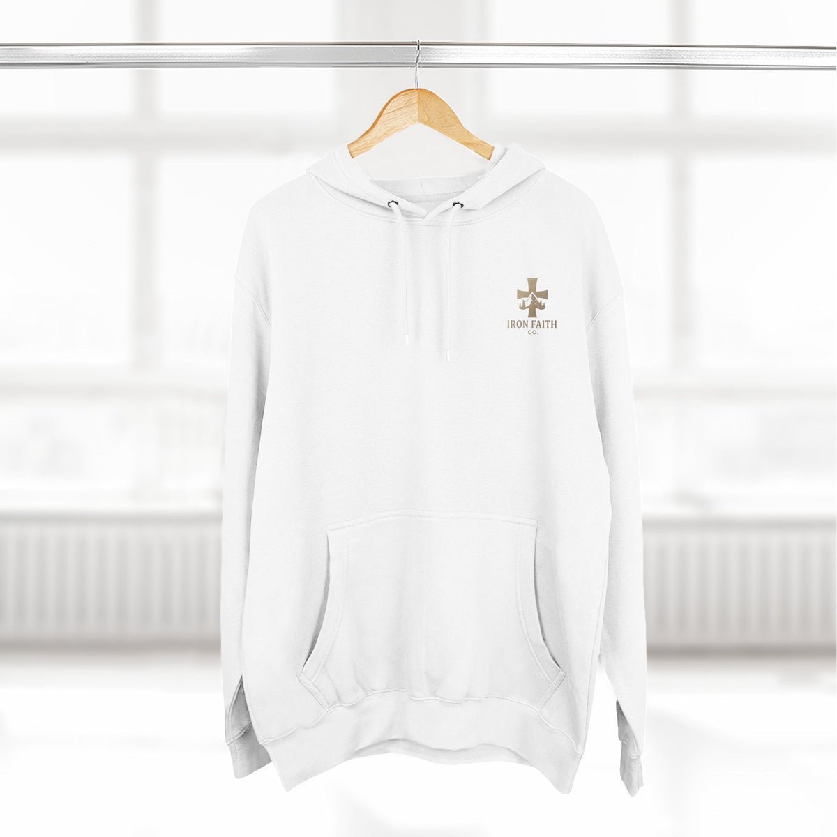 A Woman Who Fears The Lord Is Worthy Of Praise - Proverbs 31:30 - Iron Faith Co. - Fleece Hoodie - photo 11 of 30