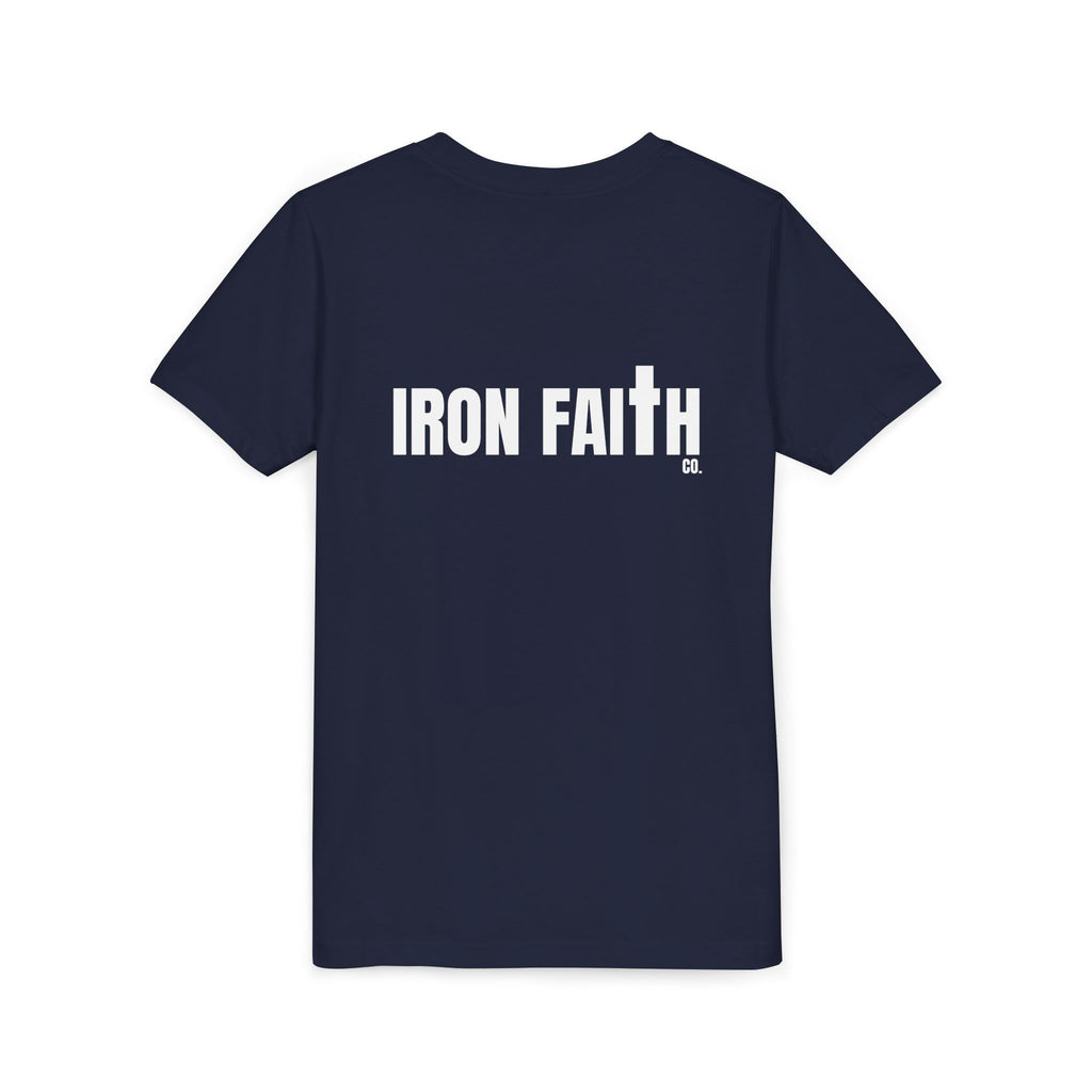Iron Faith Co. Wordmark Youth Tee – Back Print