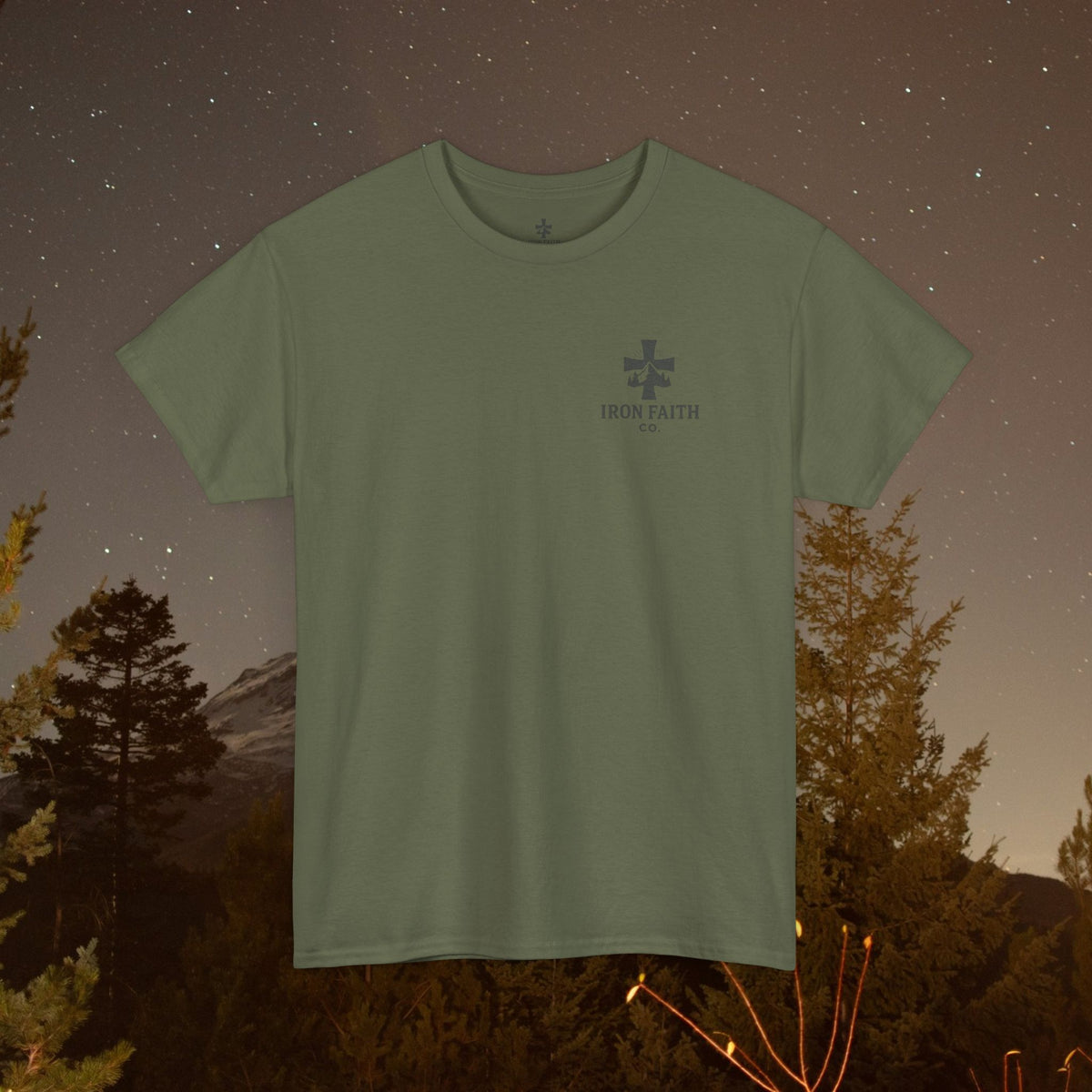 Iron Faith Co - Not Perfect, Just Forgiven - Unisex Heavy Cotton T-Shirt - photo 8 of 30