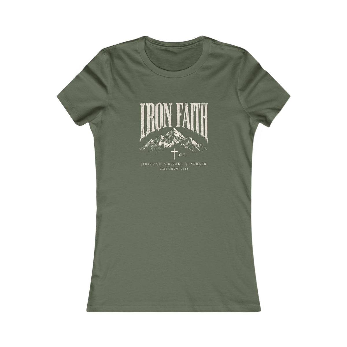 Built on a Higher Standard Women's Fitted Tee