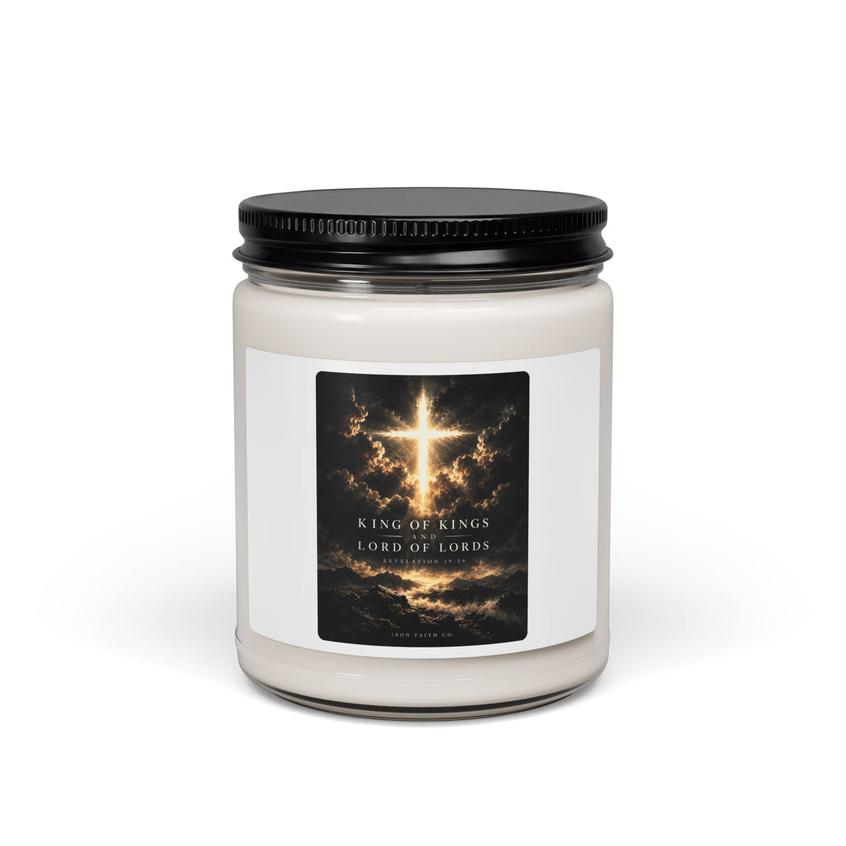 King of Kings Revelation 19:16 Scented Soy Candle, 9oz