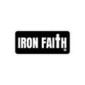 Iron Faith Co. Wordmark Sticker