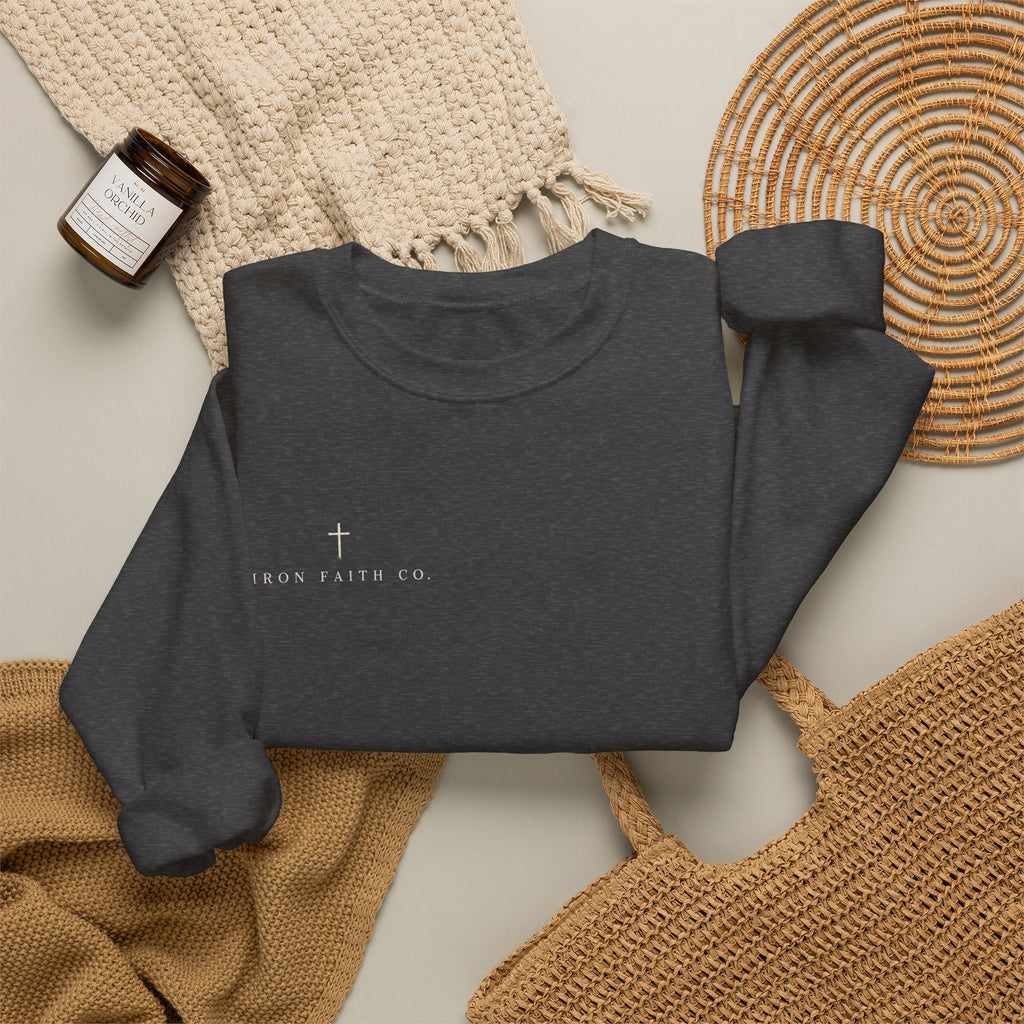 Iron Faith Co. Wordmark Crewneck – Back Print
