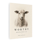 Worthy Revelation 5:12 Canvas Print