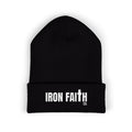 Iron Faith Co. Wordmark Embroidered Cuffed Beanie