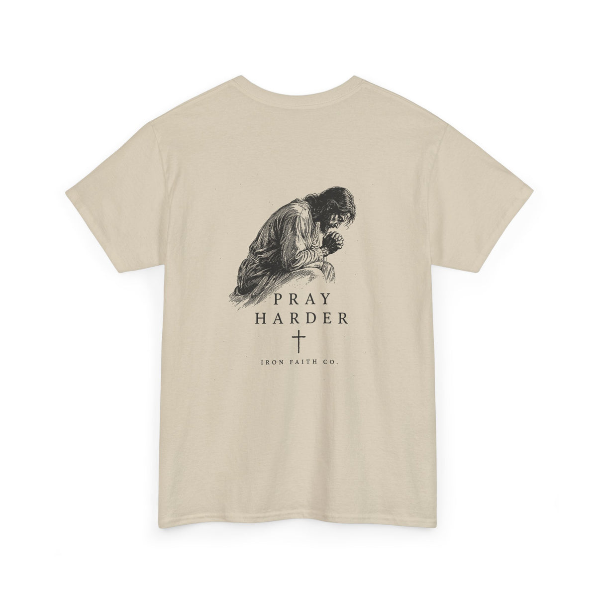 Pray Harder Tee – Back Print
