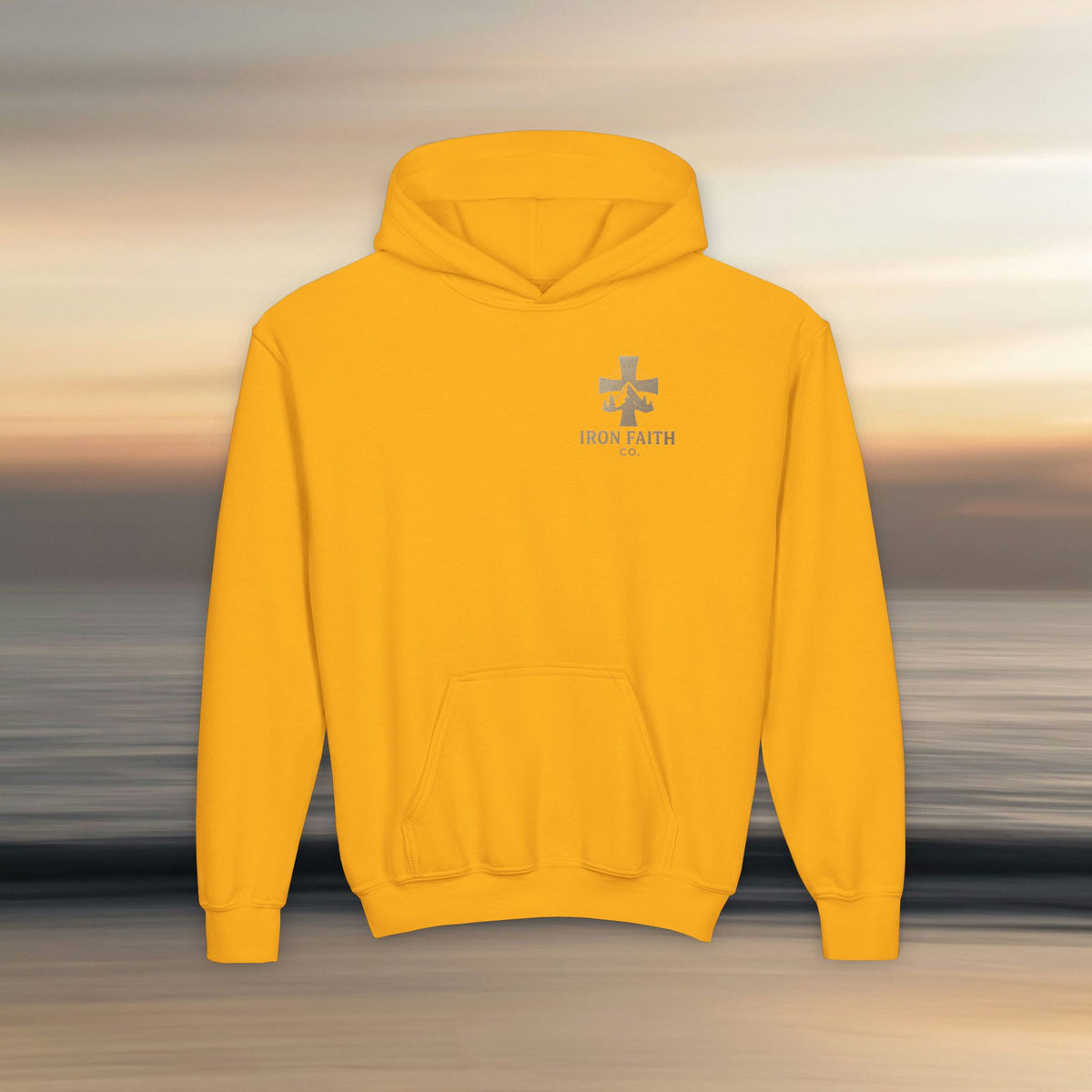 Iron Faith Co. - God's creation - Girls Youth Heavy Blend Hooded Sweatshirt - photo 10 of 30