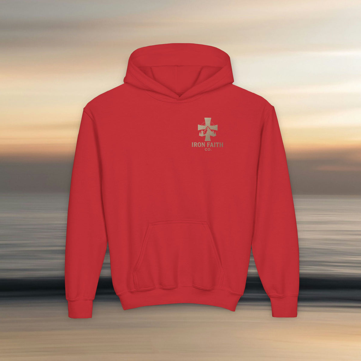 Iron Faith Co. - God's creation - Girls Youth Heavy Blend Hooded Sweatshirt - photo 9 of 30