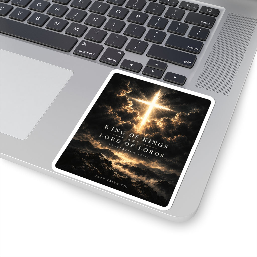 King of Kings Revelation 19:16 Sticker