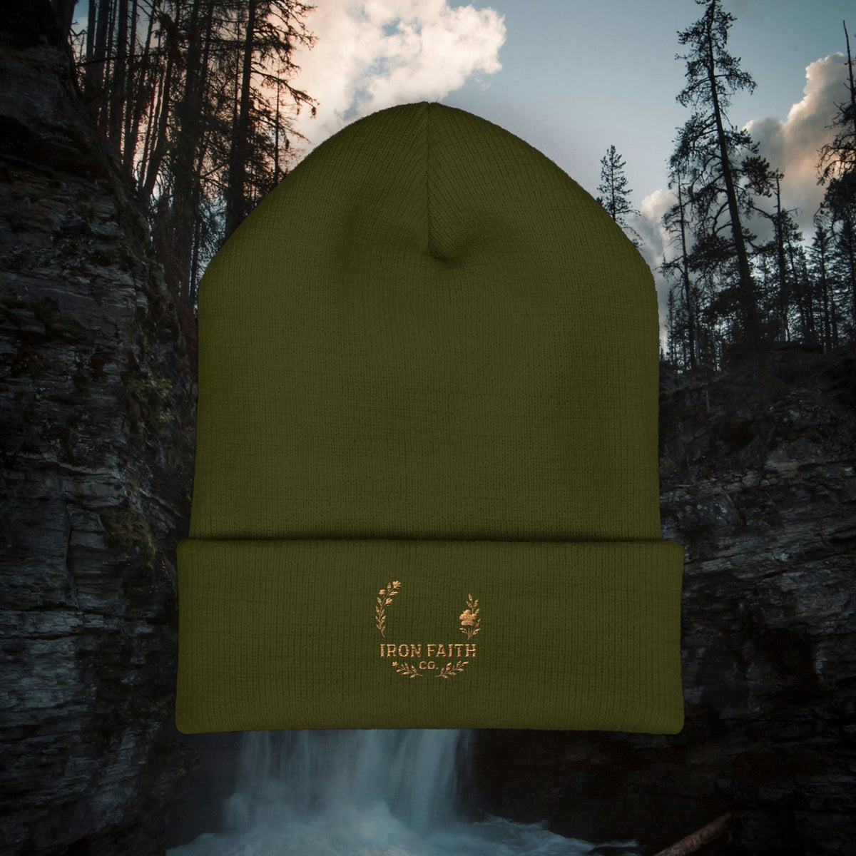 Iron Faith Embroidered Beanie - photo 19 of 30