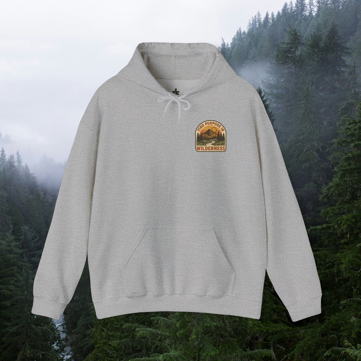 Find purpose in wilderness - Iron Faith Co. - Comfortable Heavy Blend Sweatshirt - photo 4 of 30