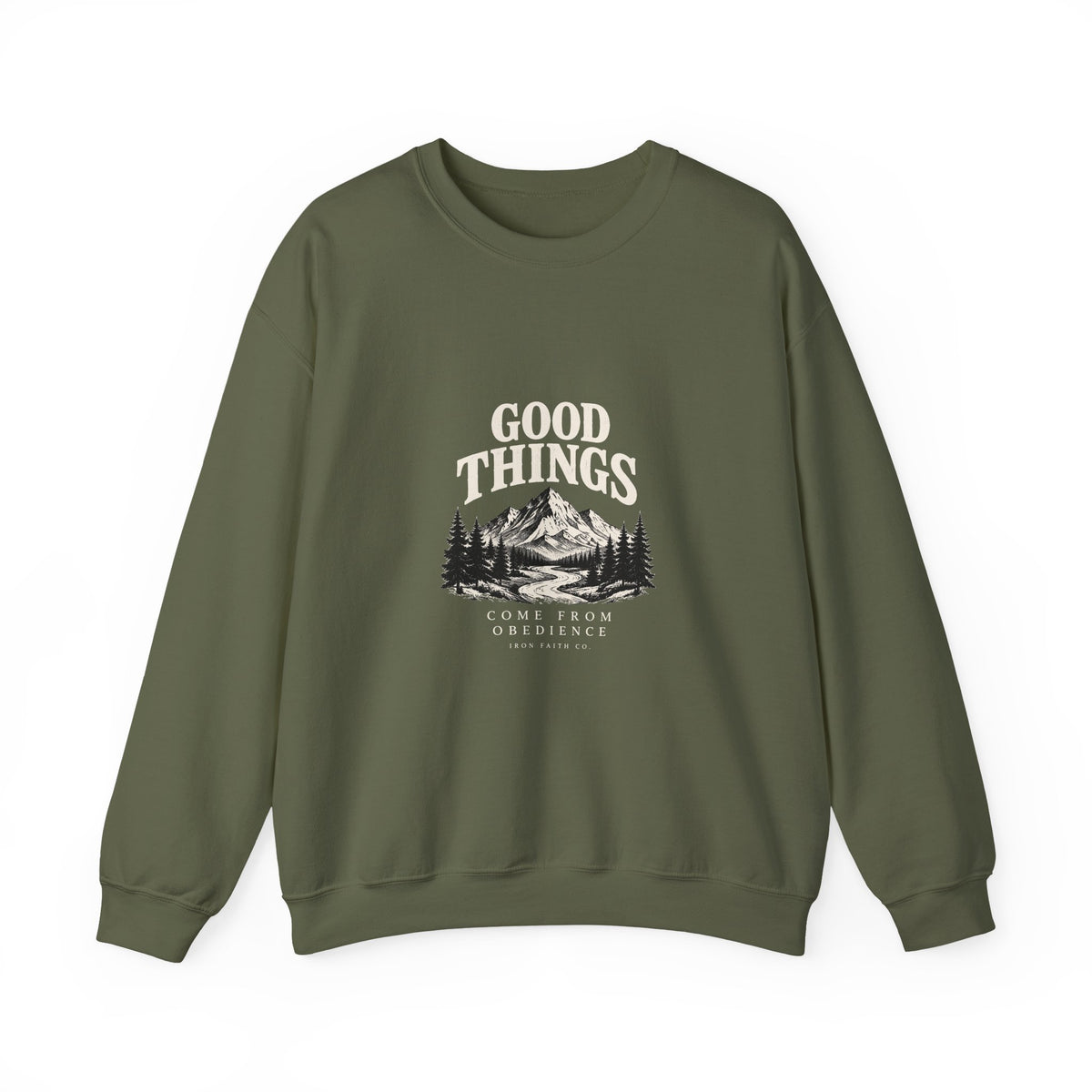 Good Things Come From Obedience Crewneck