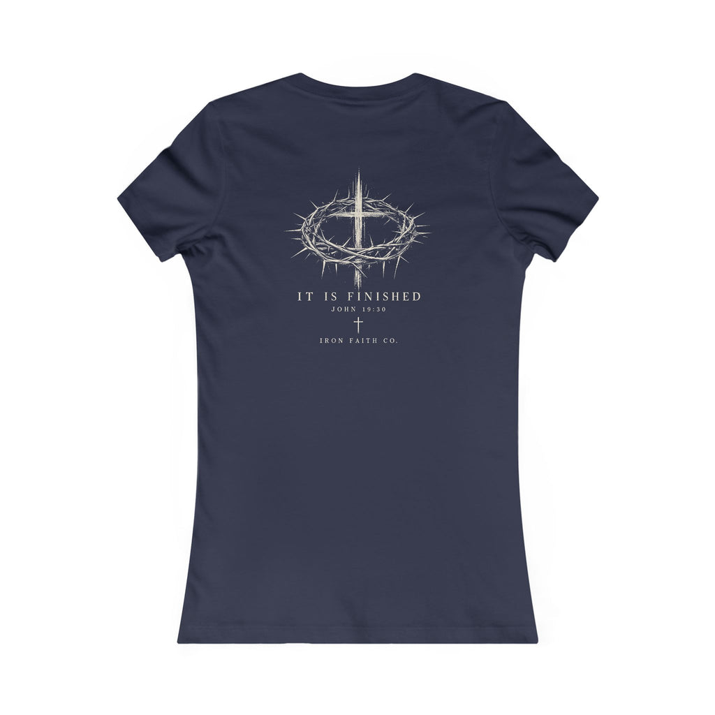 It Is Finished Women's Fitted Tee