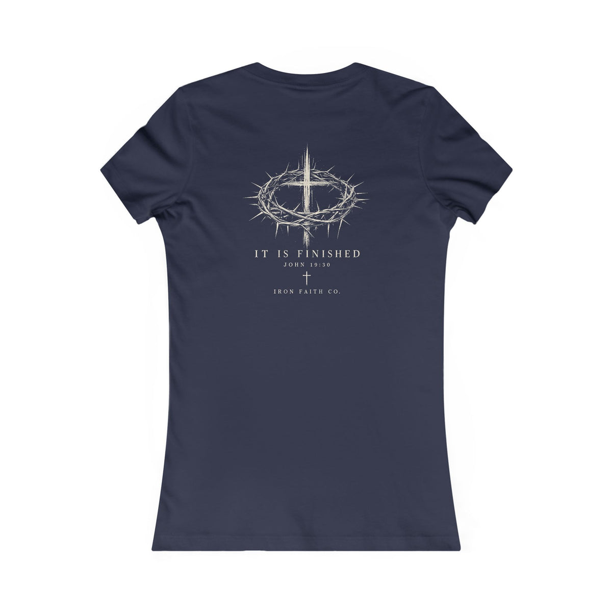 It Is Finished Women's Fitted Tee
