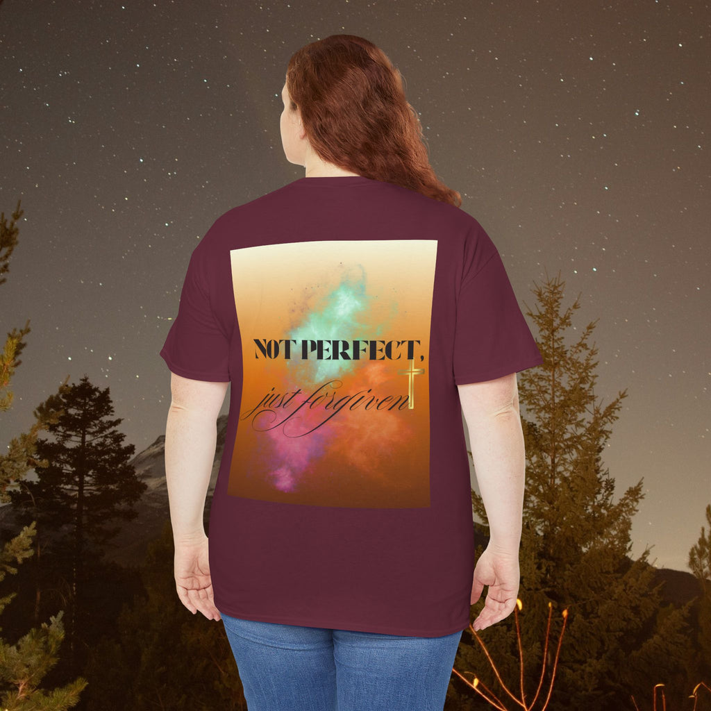 Iron Faith Co. | Not Perfect, Just Forgiven - Unisex Heavy Cotton T-Shirt