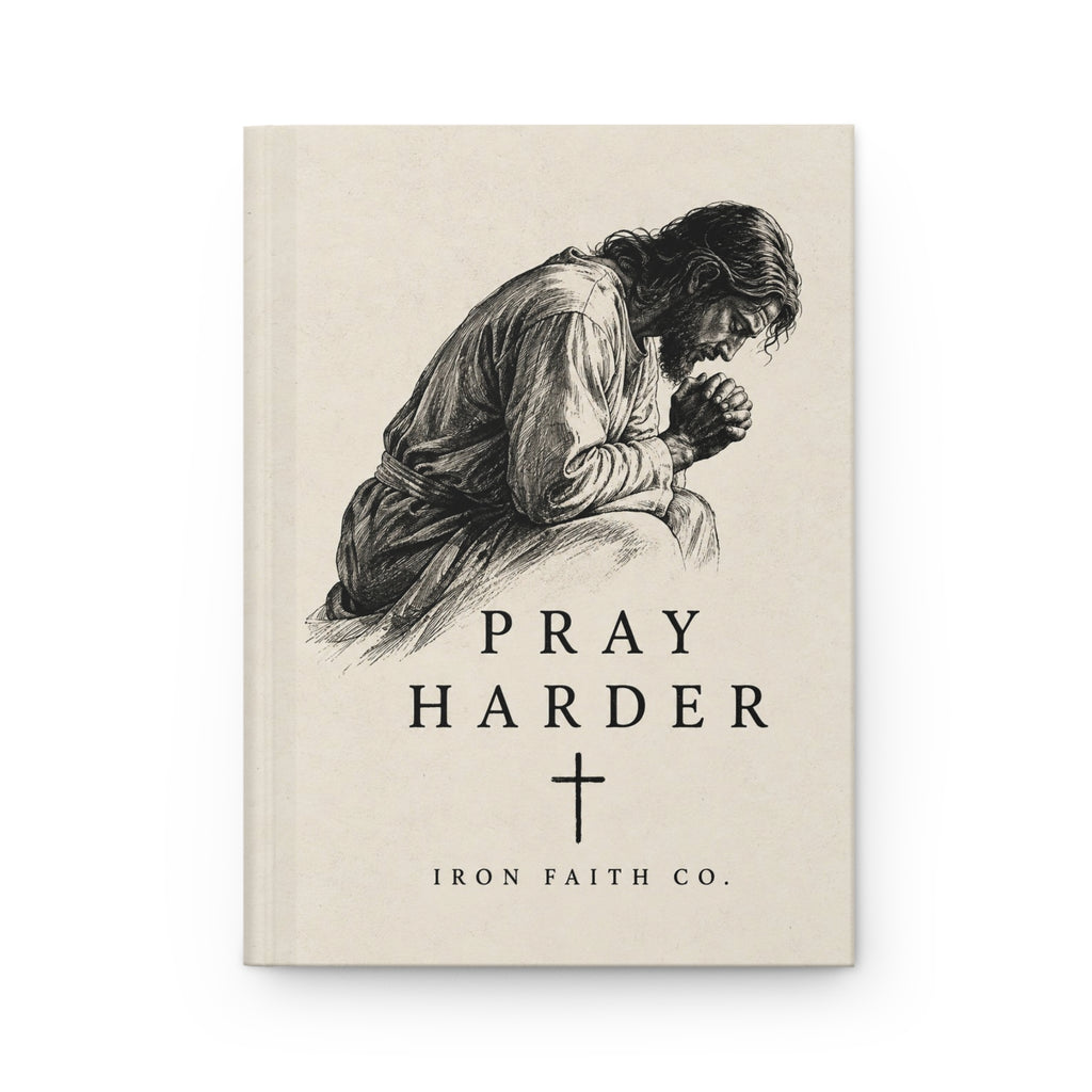 Pray Harder Hardcover Journal