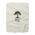 Rooted in Christ Sherpa Fleece Blanket