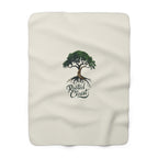 Rooted in Christ Sherpa Fleece Blanket