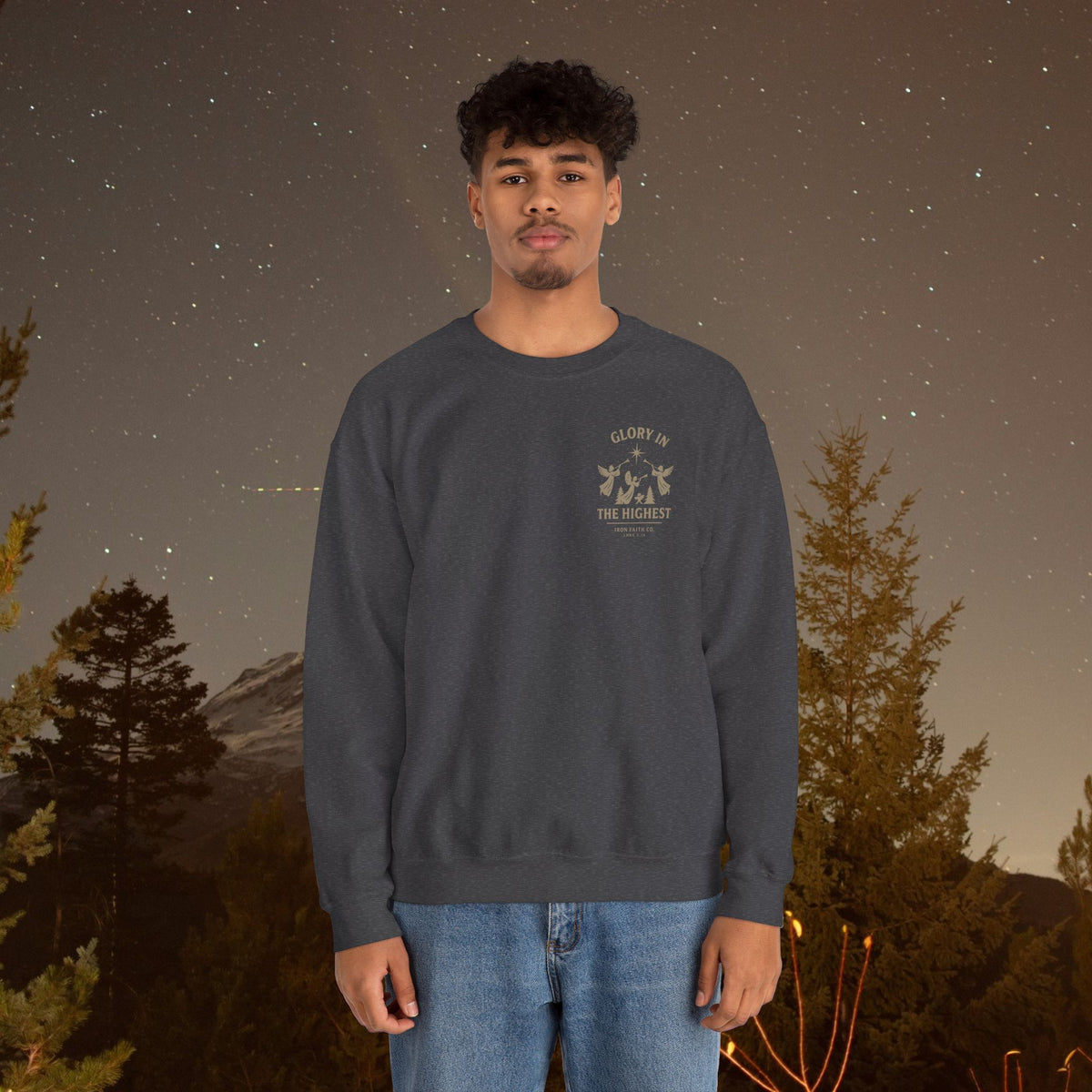 Hope Was Born This Night Sweatshirt - IronFaithCo.