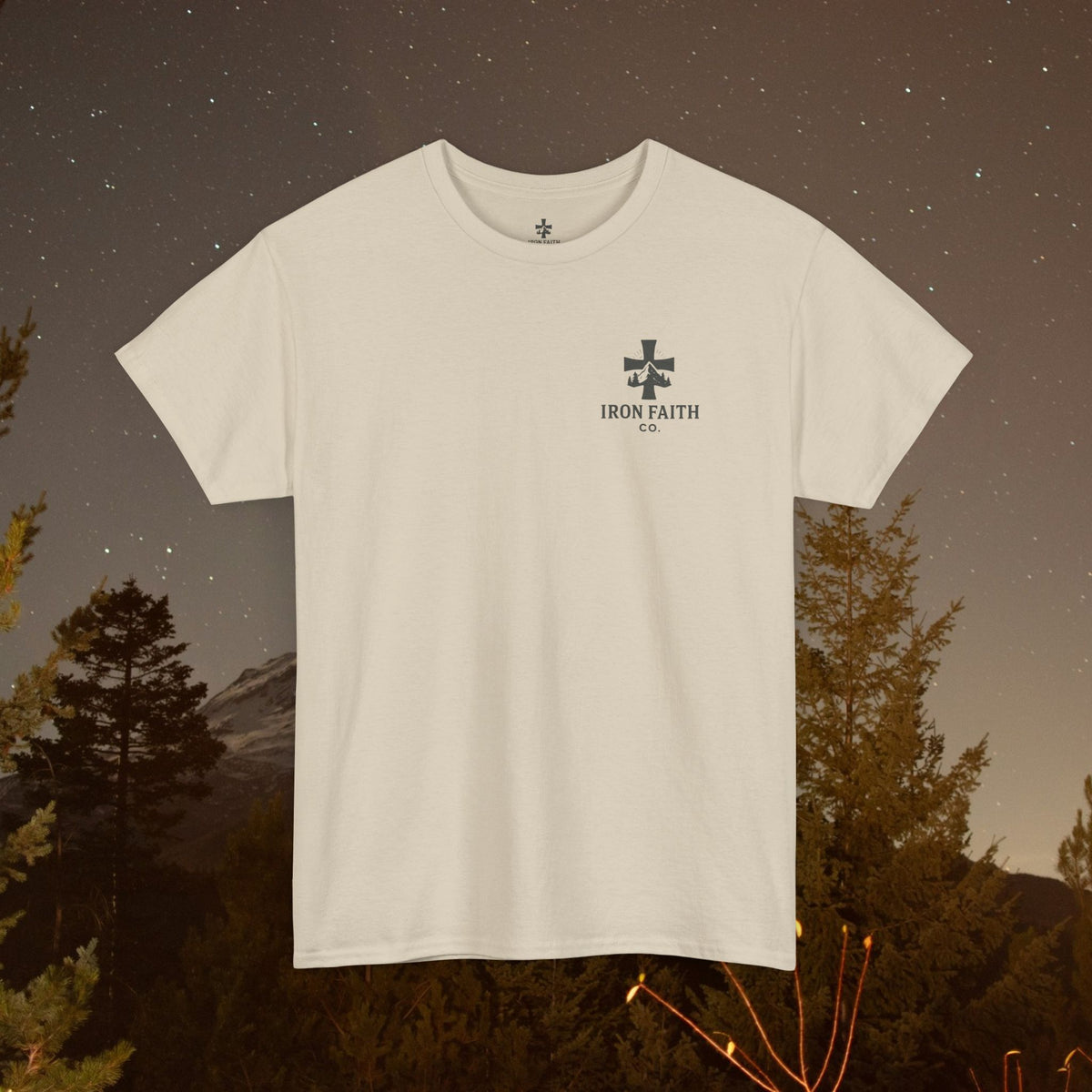 Iron Faith Co - Not Perfect, Just Forgiven - Unisex Heavy Cotton T-Shirt - photo 5 of 30
