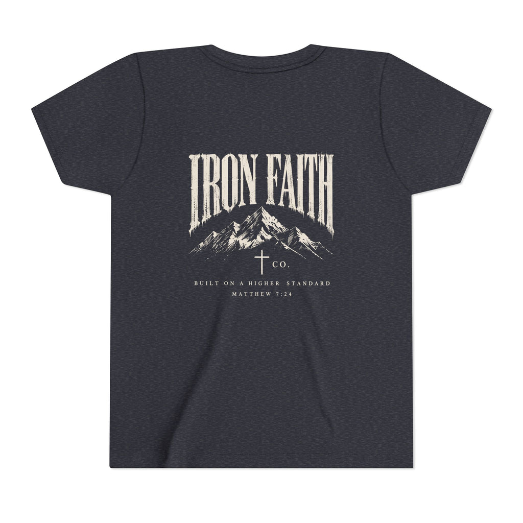 Built on a Higher Standard Youth Tee – Back Print